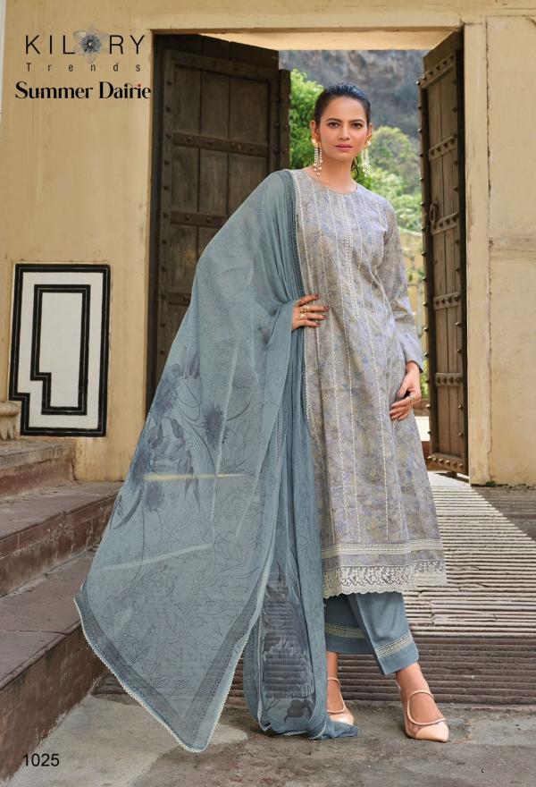 Kilory Summer Dairie Lawn Cotton Salwar Kameez Collection